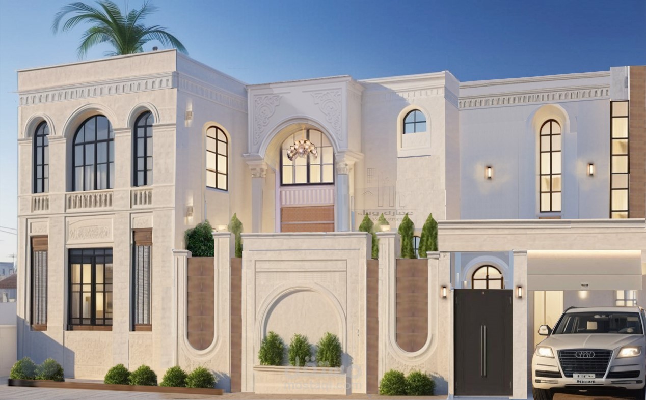 تصميم واجهات خارجيه لفيلا خاصه(مودرن )