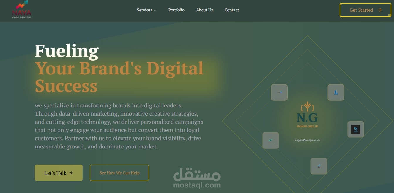 منصة لخدمات التسويق و الشركات