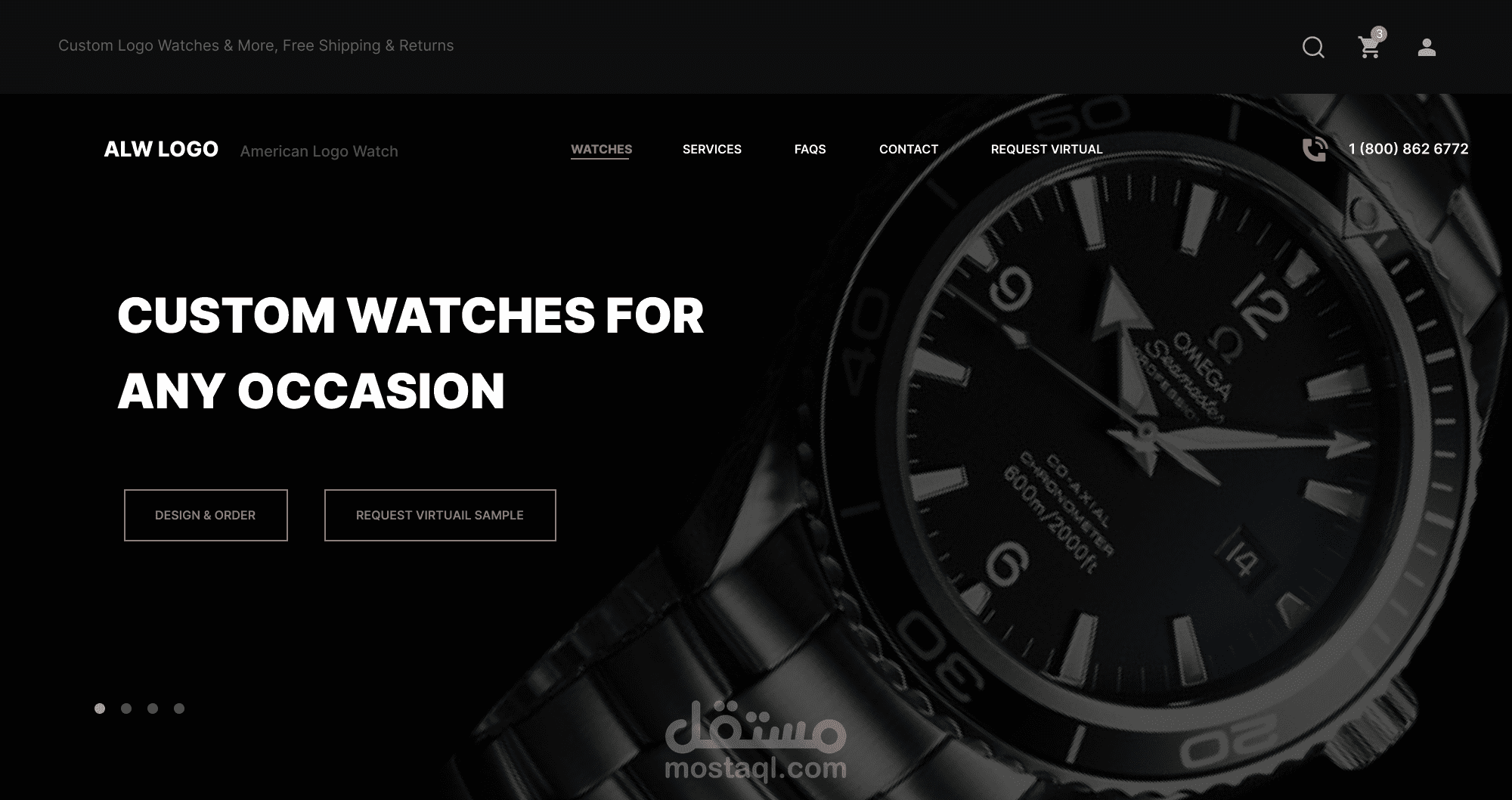 UI/UX design for watch page