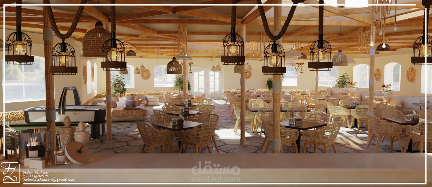 Oriental style Cafeteria at Fantasia Resort