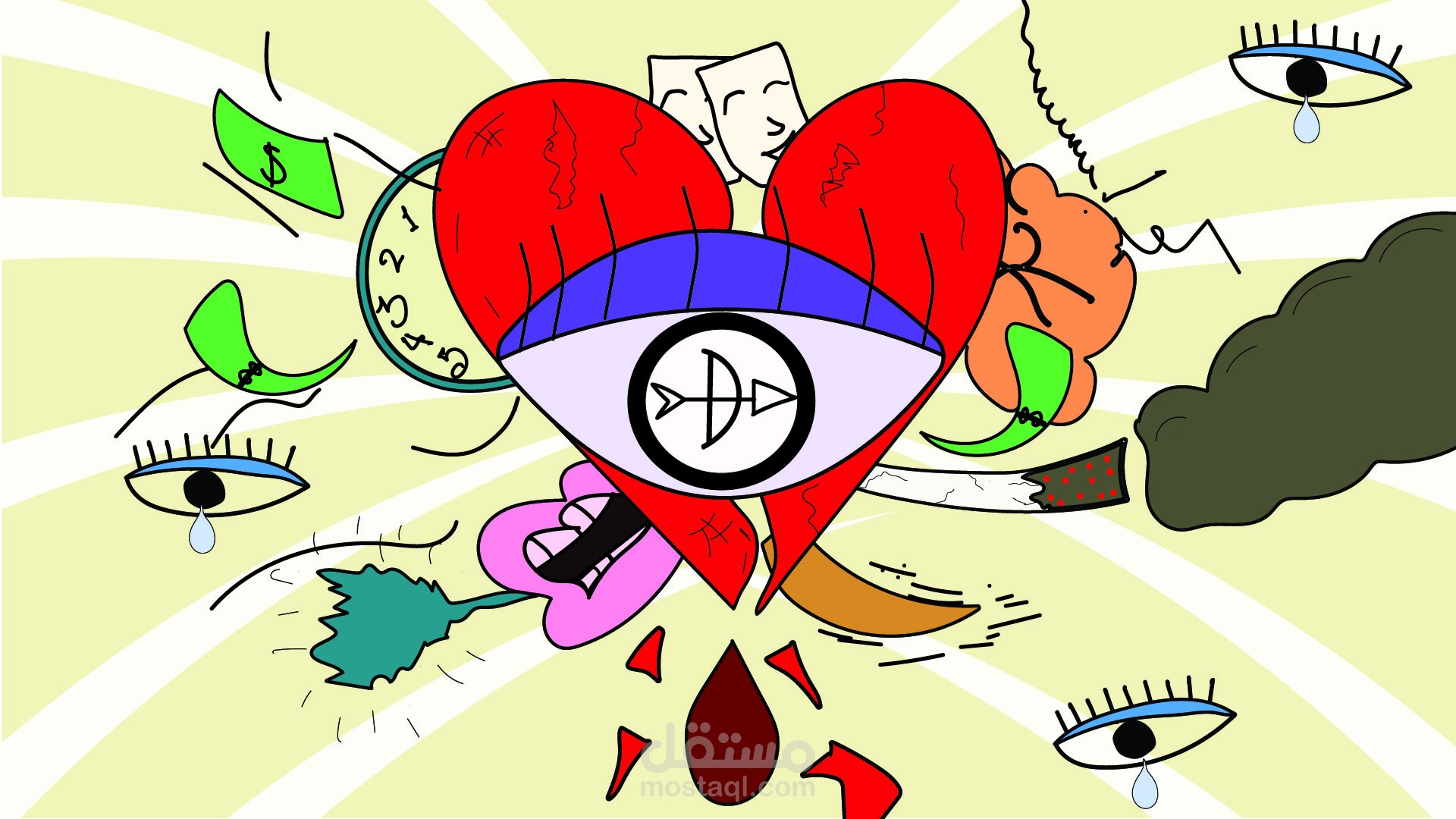 vector art inspired from a rap song