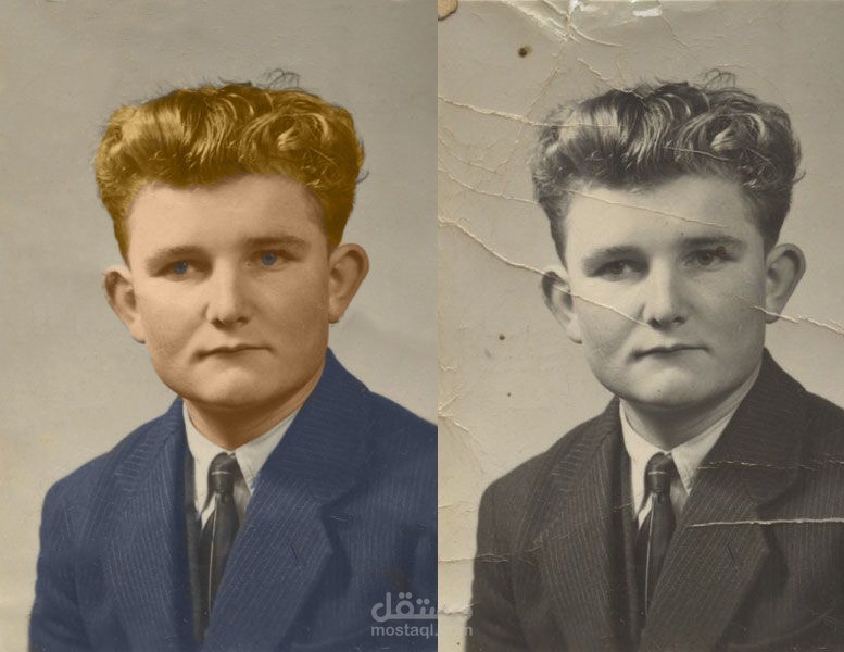 الترميم وتنفيذ عملية إستعادة الصور