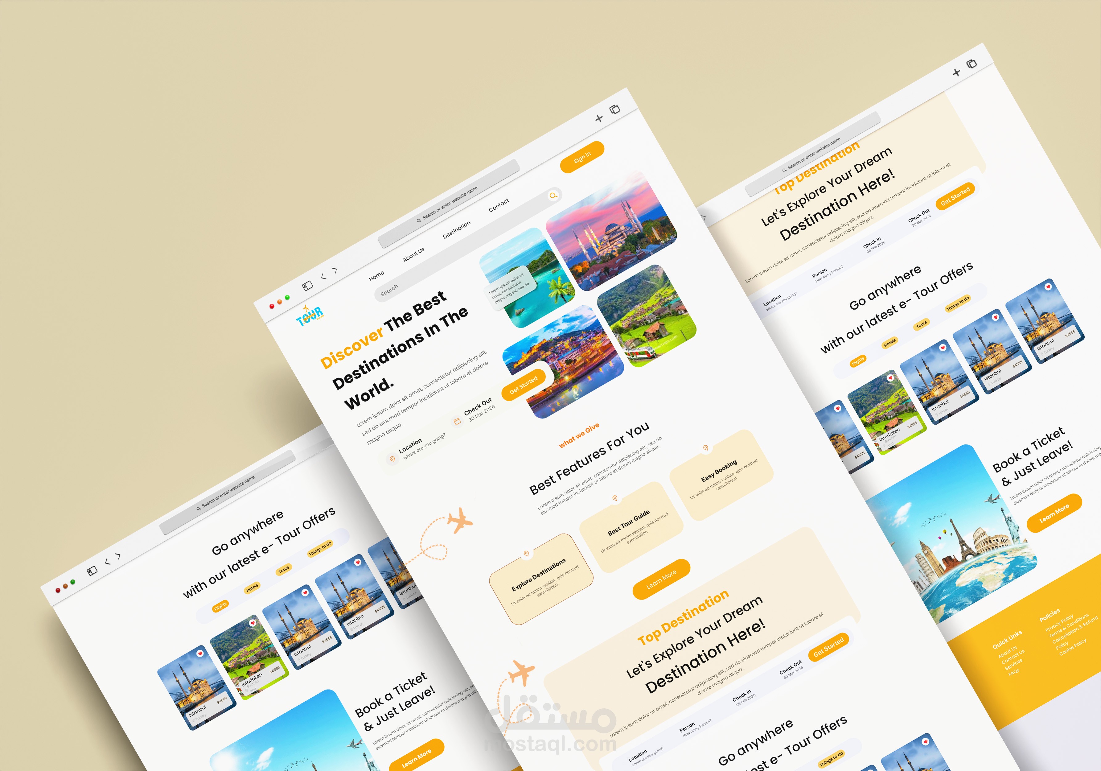 تصميم Landing Page بشكل إحترافي