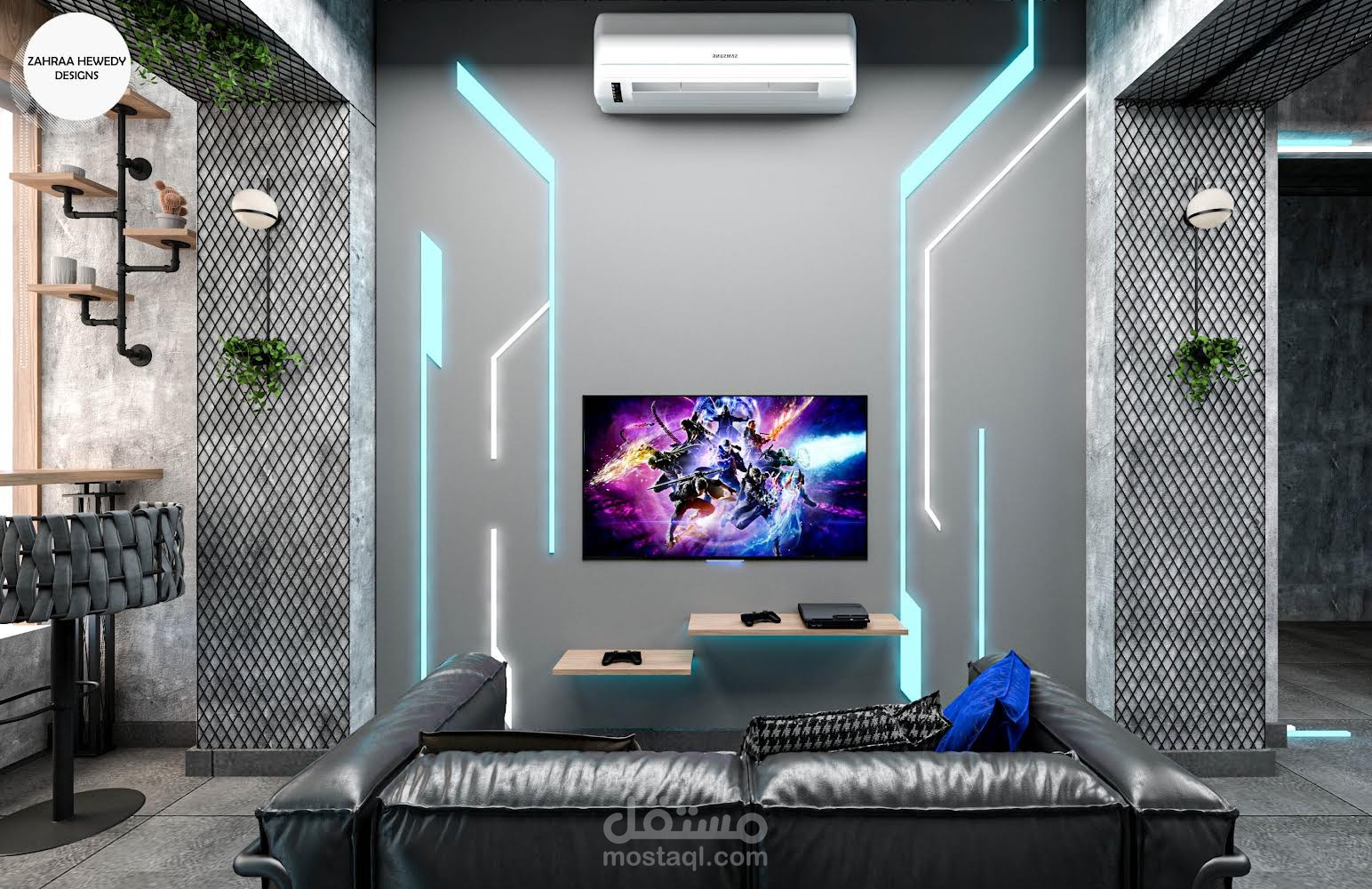 Playstation cafe design
