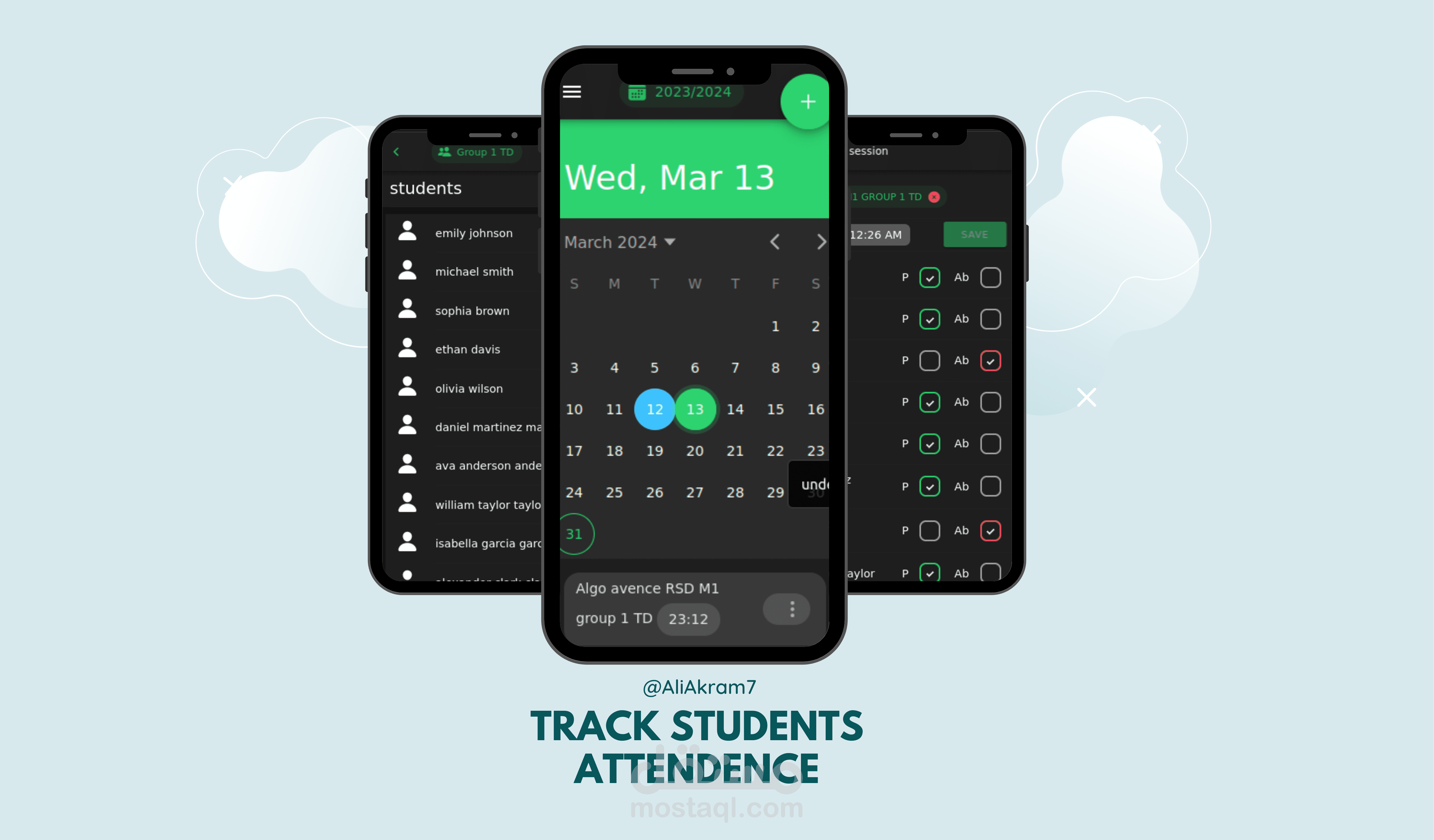 Students Attendance Tracking App