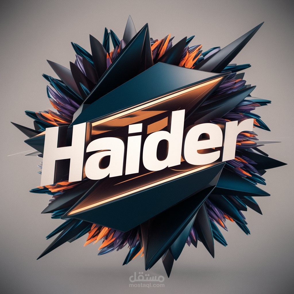 تحول النص الى 3D