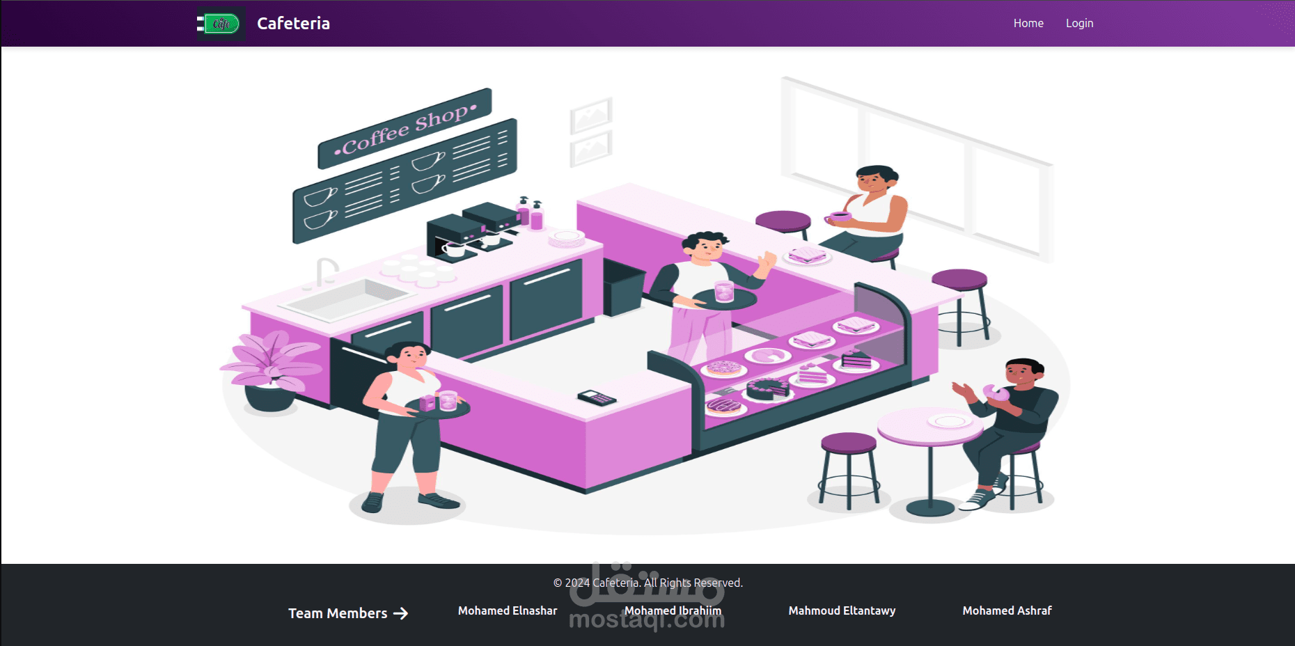 Cafeteria Web Application