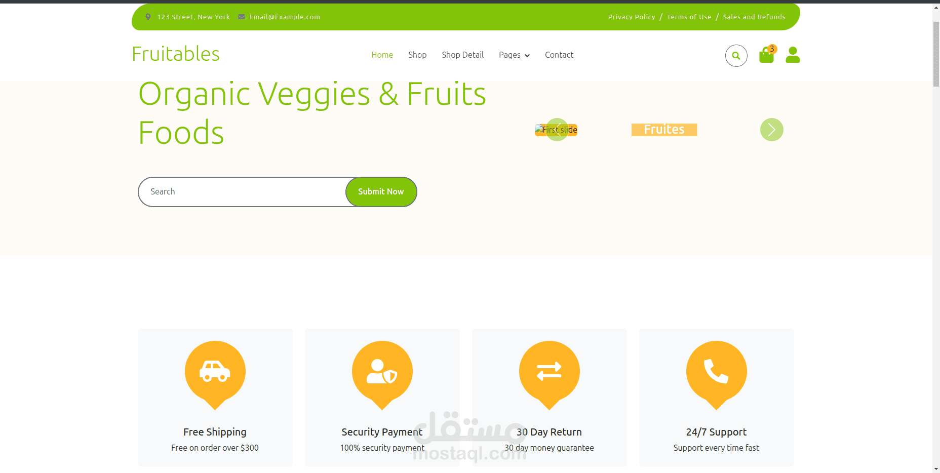 Vegetable Market web Application