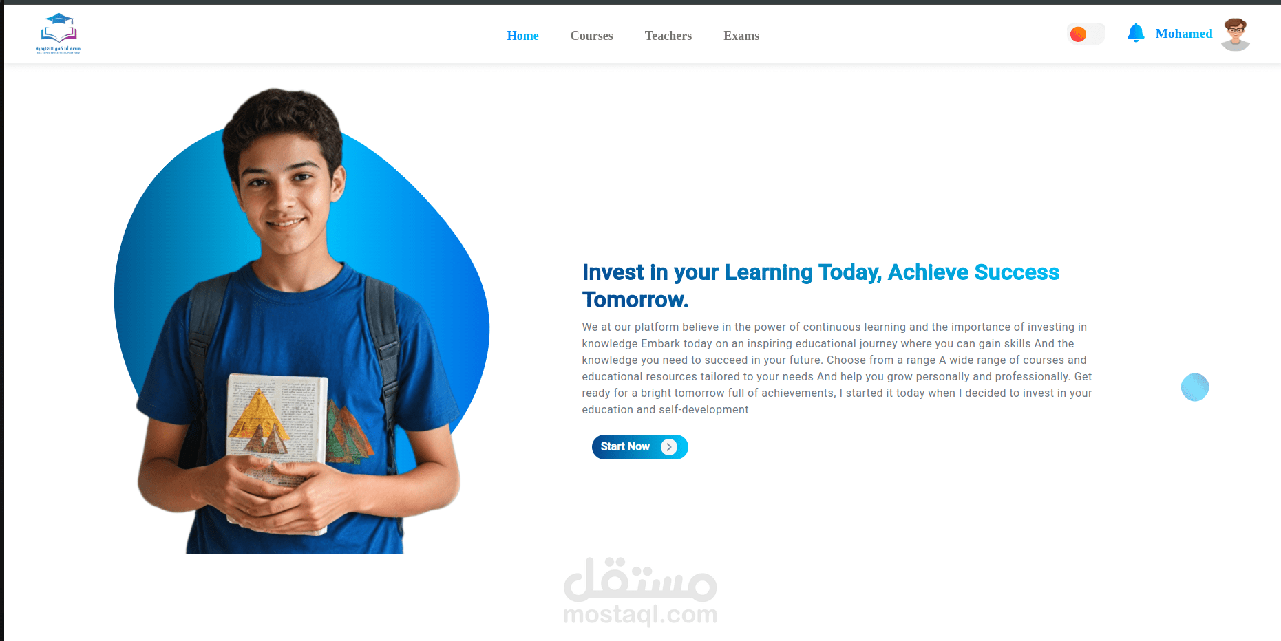 " E-Learning Platform " Ana Kafuo