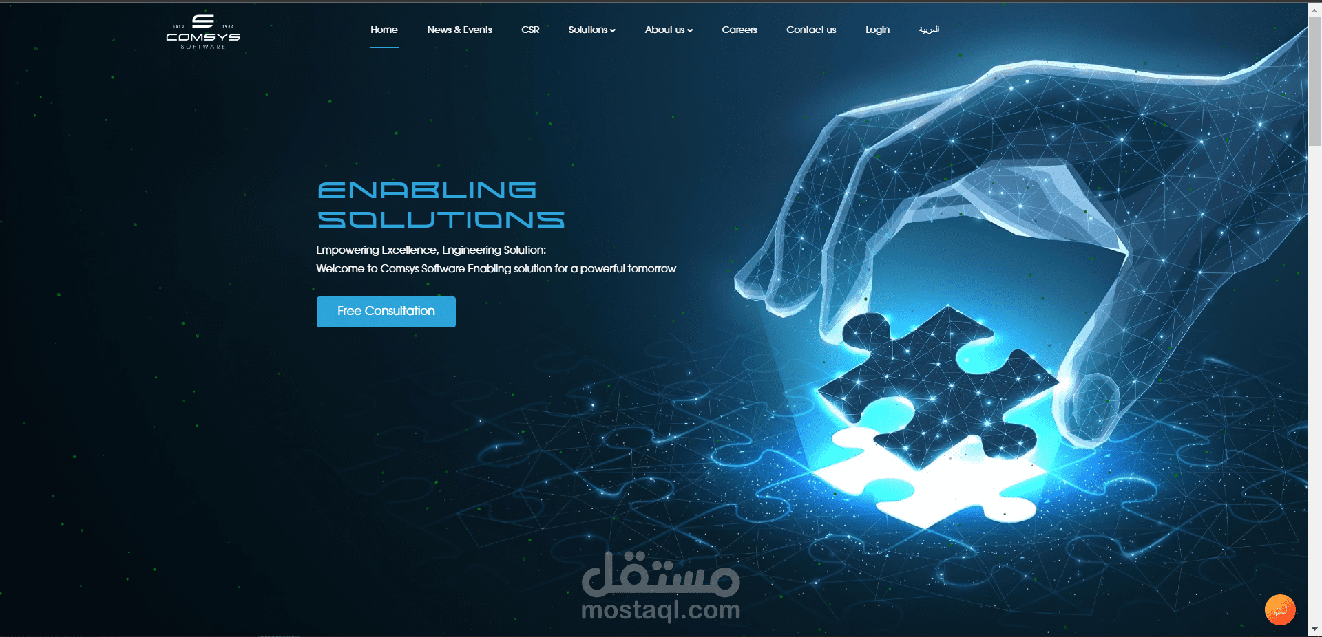 Comsys Company Web Site