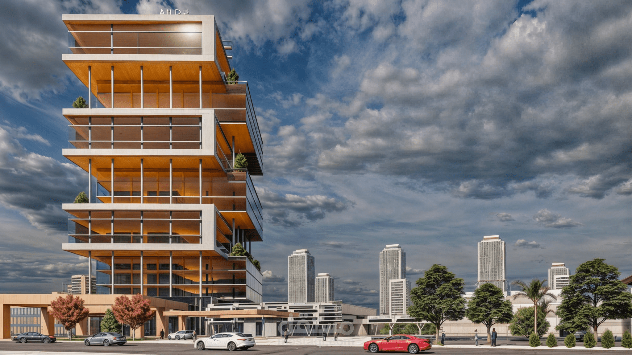 car tower