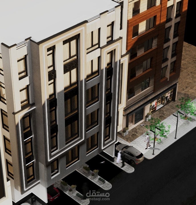 contemporary building