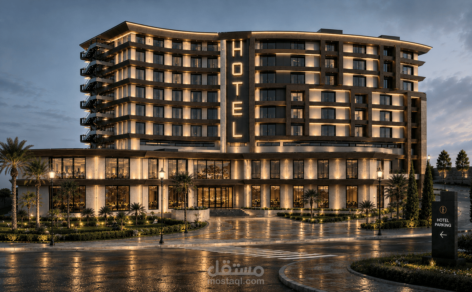 تصميم فندق