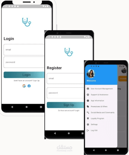 تطوير تطبيقات الجوال باسخدام flutter