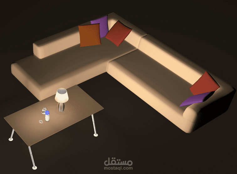 تصميم مبسط وسريع لعبوة الكمام المتنقل بصورة ثلاثية الابعاد من خلال السينما فور دي