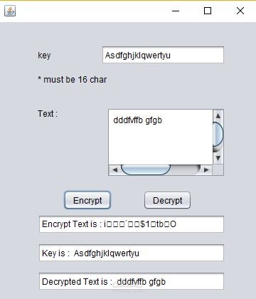 Encrypting and Decrypting