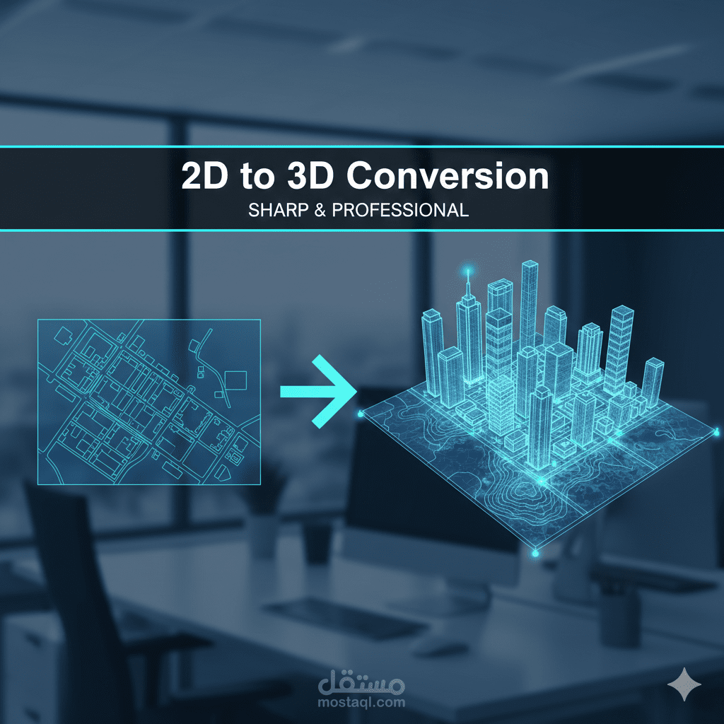 تحويل الطبقات ثنائية الأبعاد إلى نماذج ثلاثية الأبعاد باستخدام ArcGIS Pro