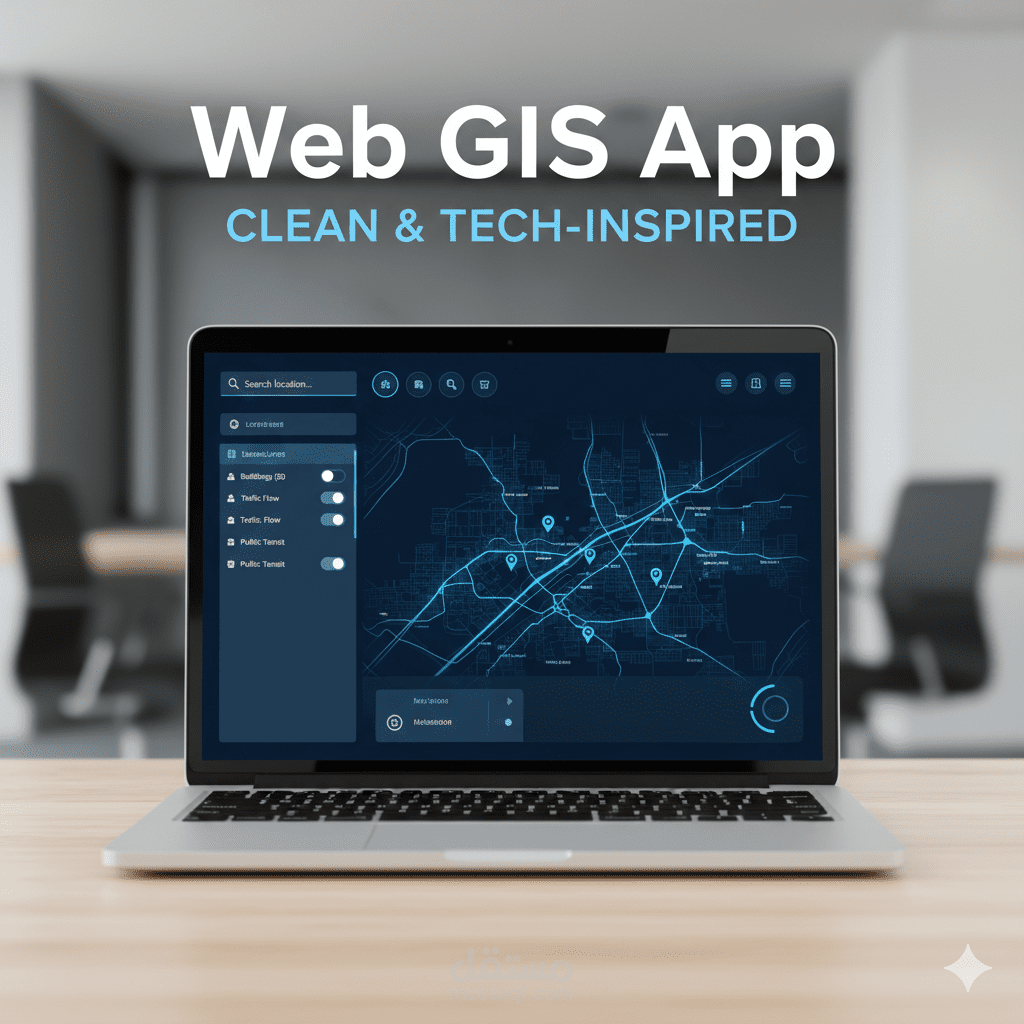 تطوير تطبيق ويب خرائطي لعرض البيانات المكانية وتحليلها