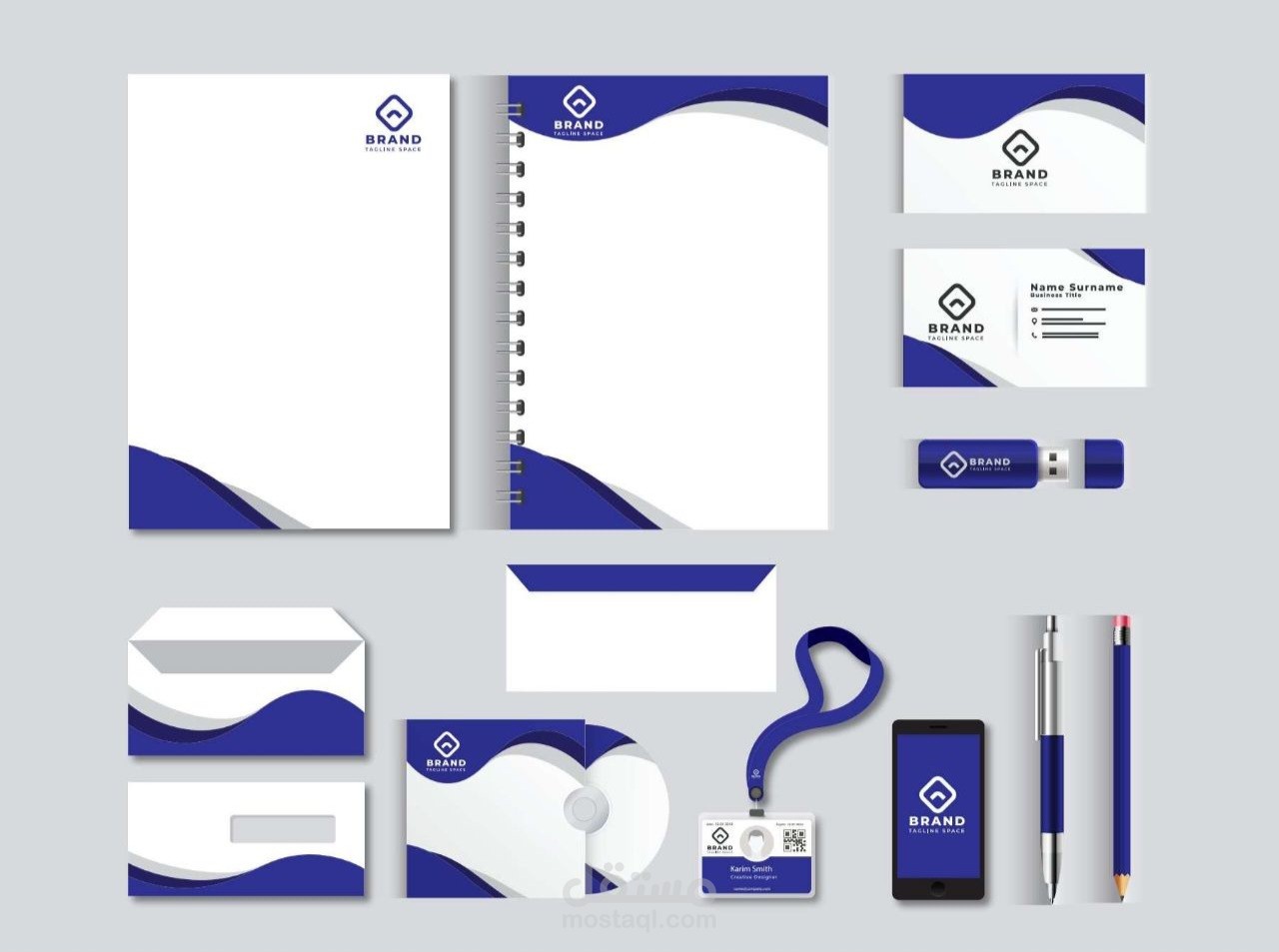 تصميم هوية بصرية للشركات والمؤسسات بشكل احترافي