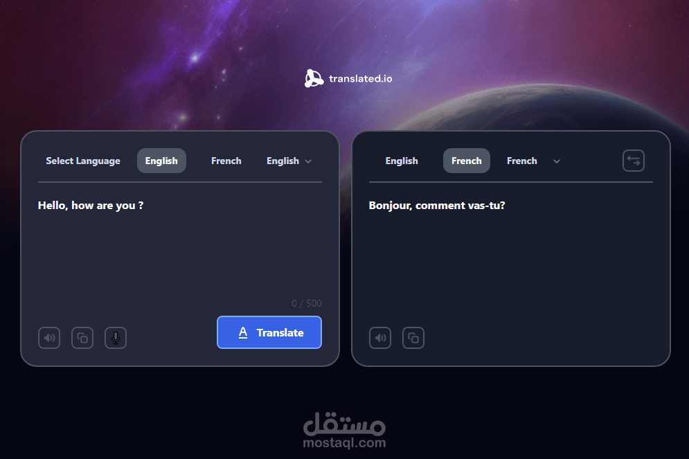 Translation Web App