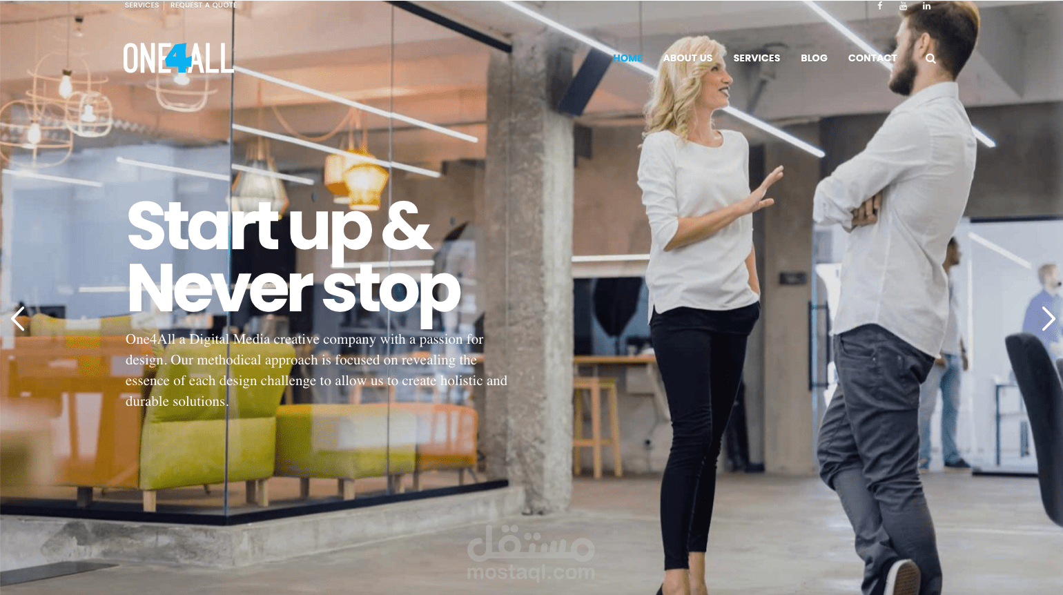 One4All Digital Media WebSite