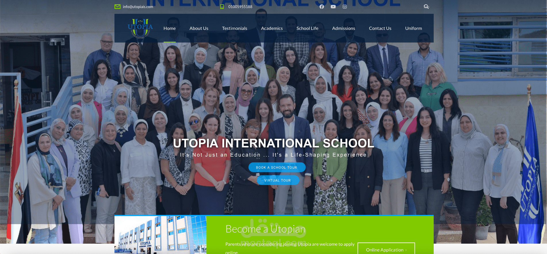 Utopia International School Official WebSite