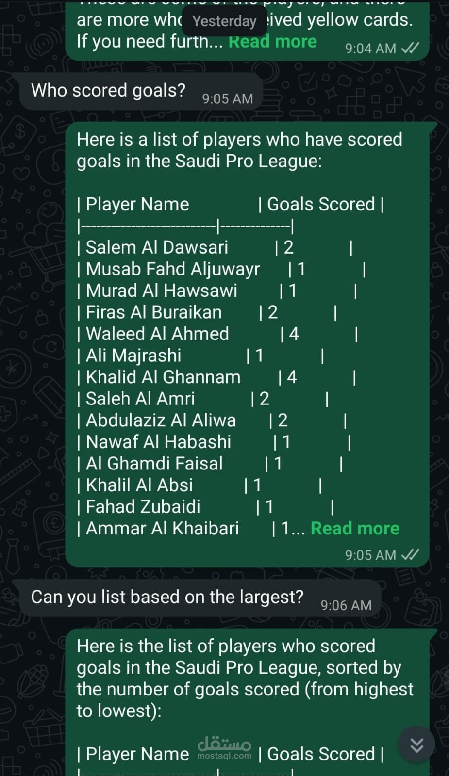 نظام Flag Analysis لتحليل بيانات الدوري السعودي للمحترفين