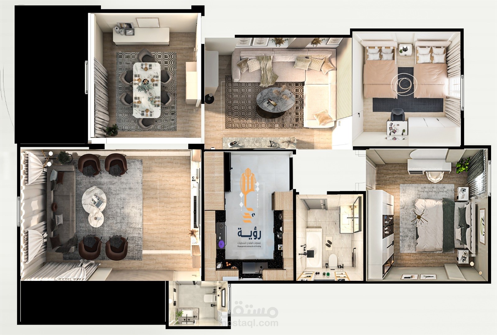 3d Apartment plan