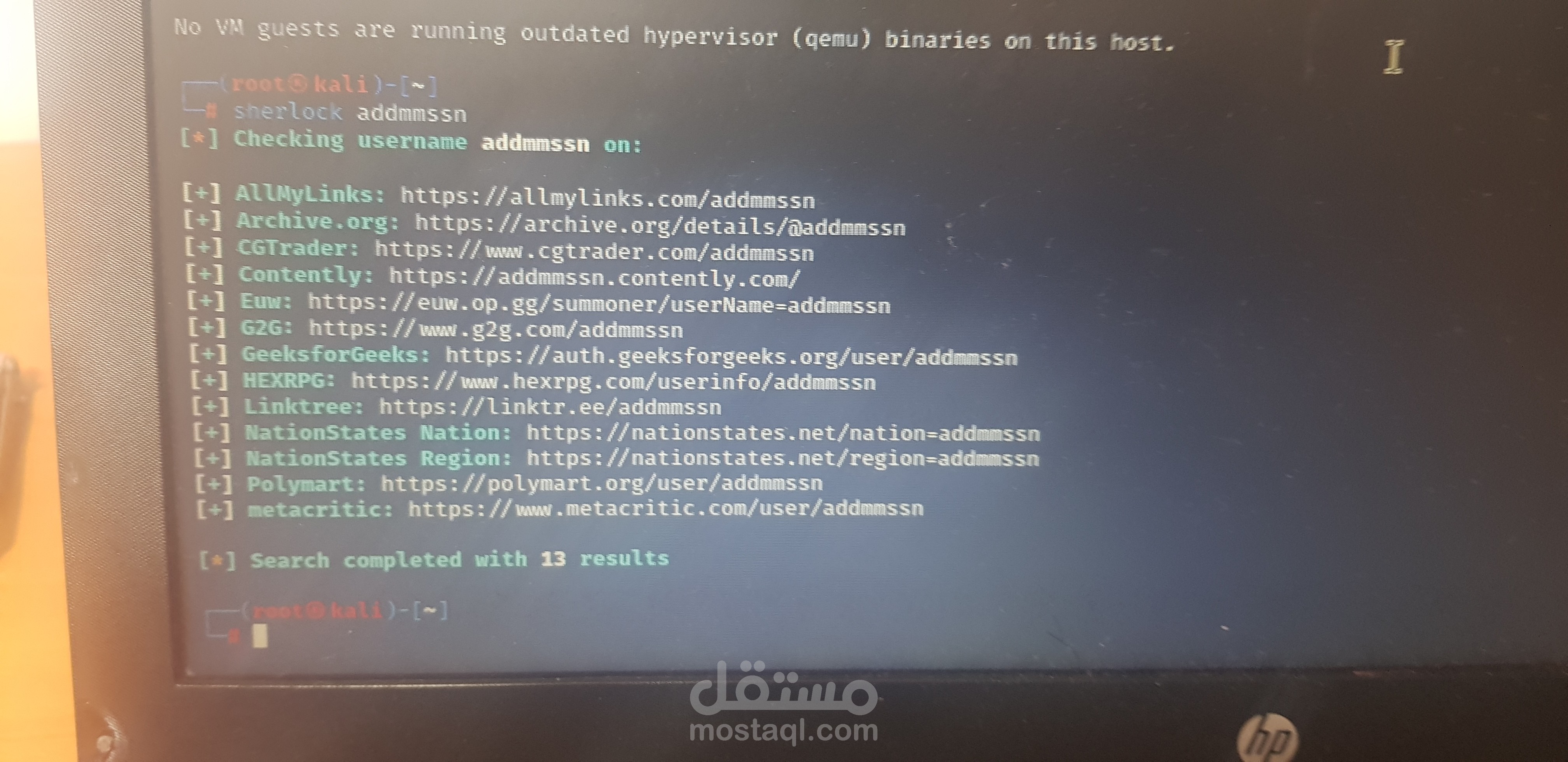 Cybersecurity professional