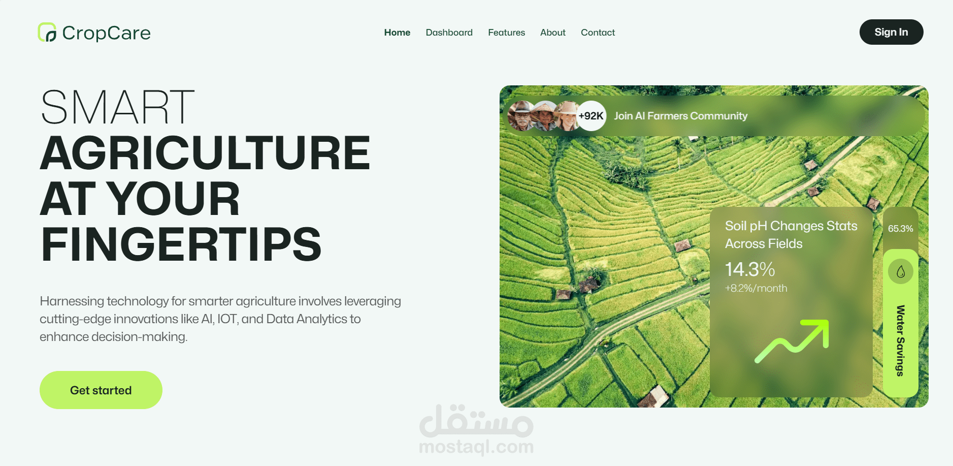 SMART AGRICULTURE AT YOUR FINGERTIPS website