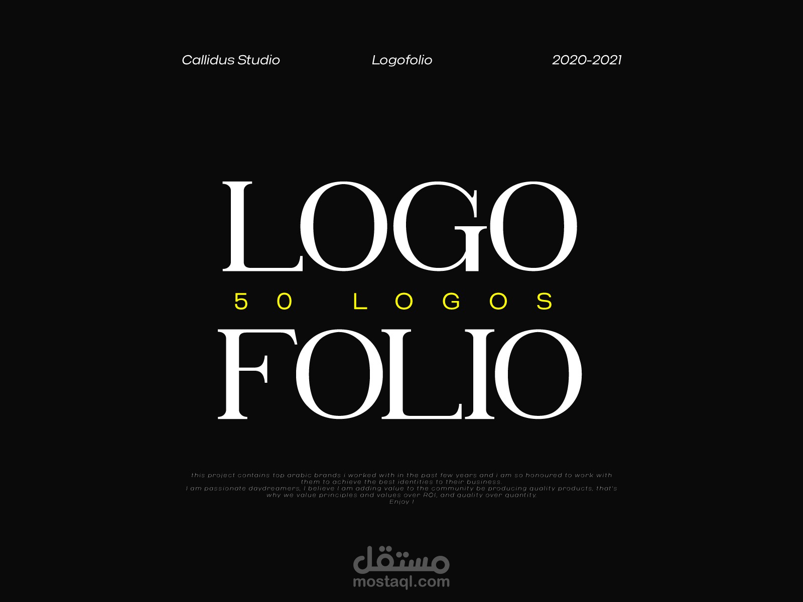 Logofolio 2020 - 2021