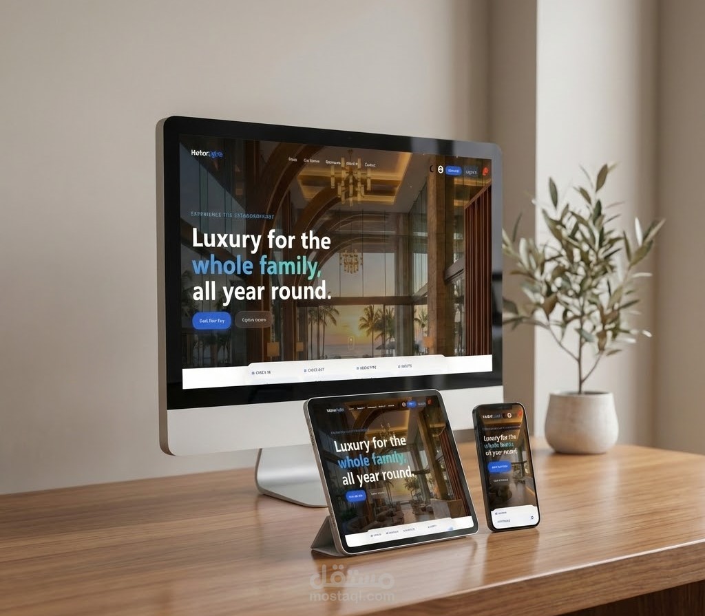 Luxury Hotel – منصة حجز فنادق فاخرة