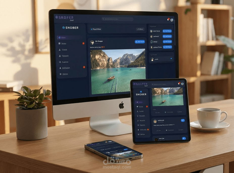 SNBER Chat – منصة تواصل اجتماعي بتجربة لحظية متكاملة