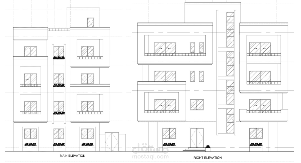 تصميمات معمارية 2D