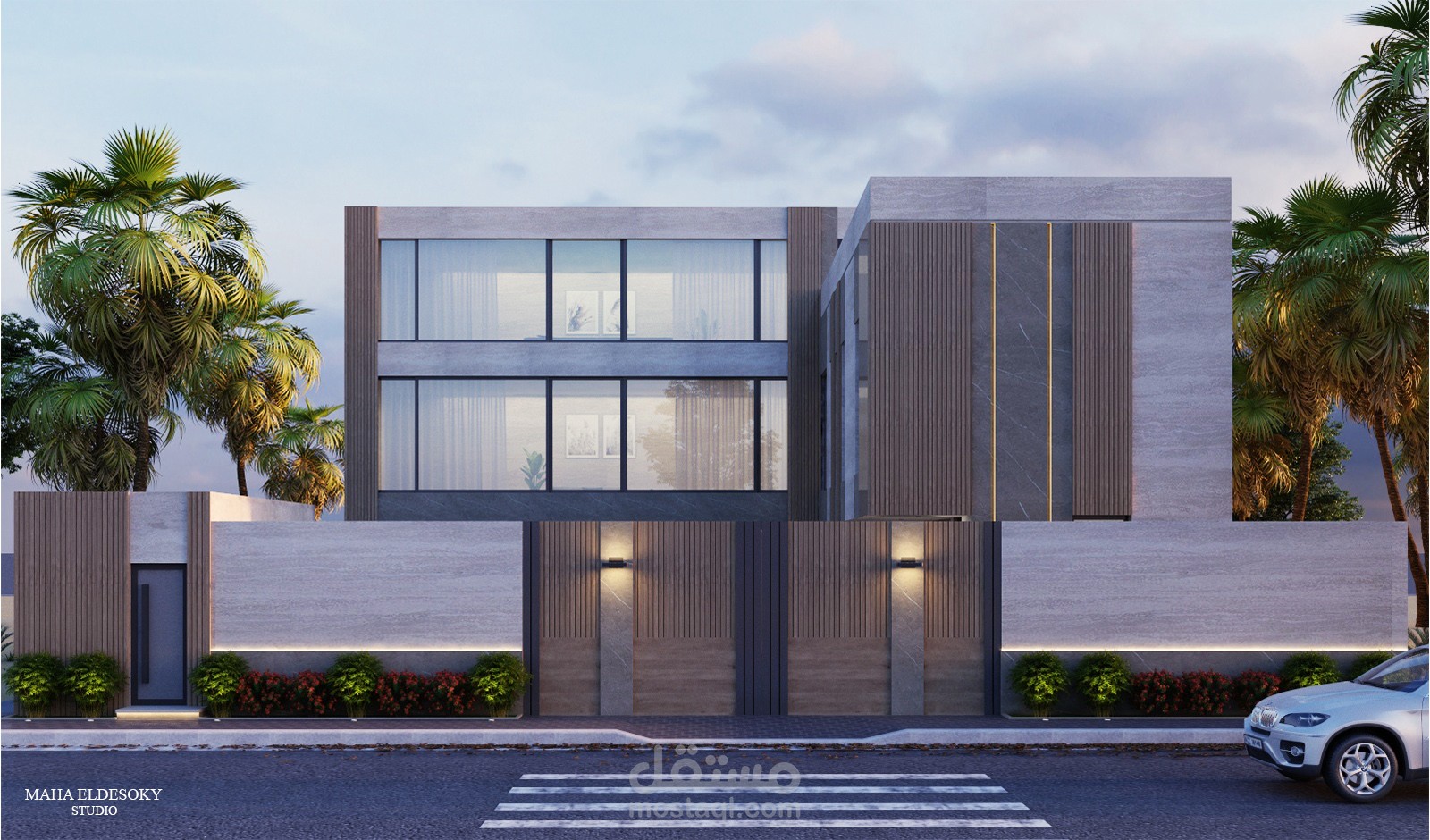 تصميم خارجي لاستراحة