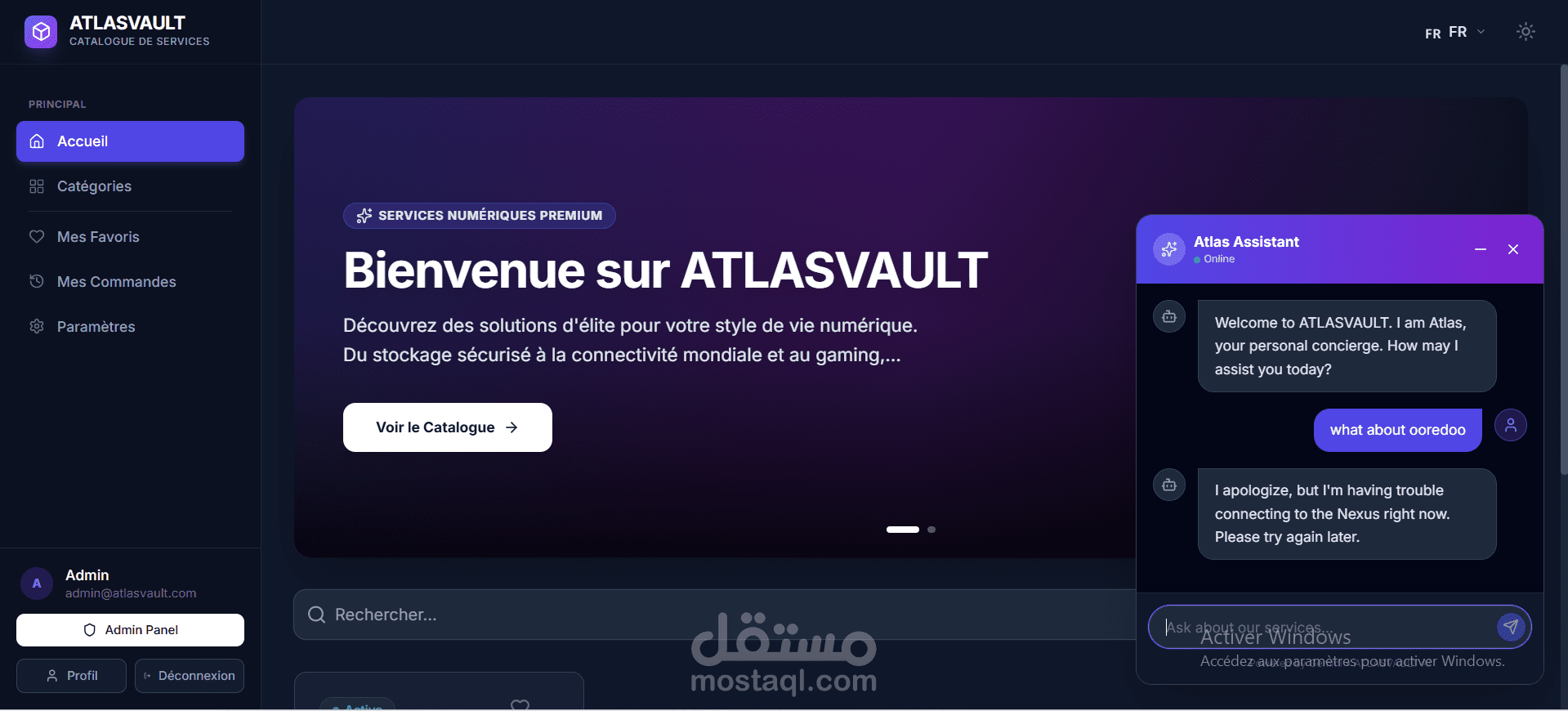 plateforme de vente de services numerique