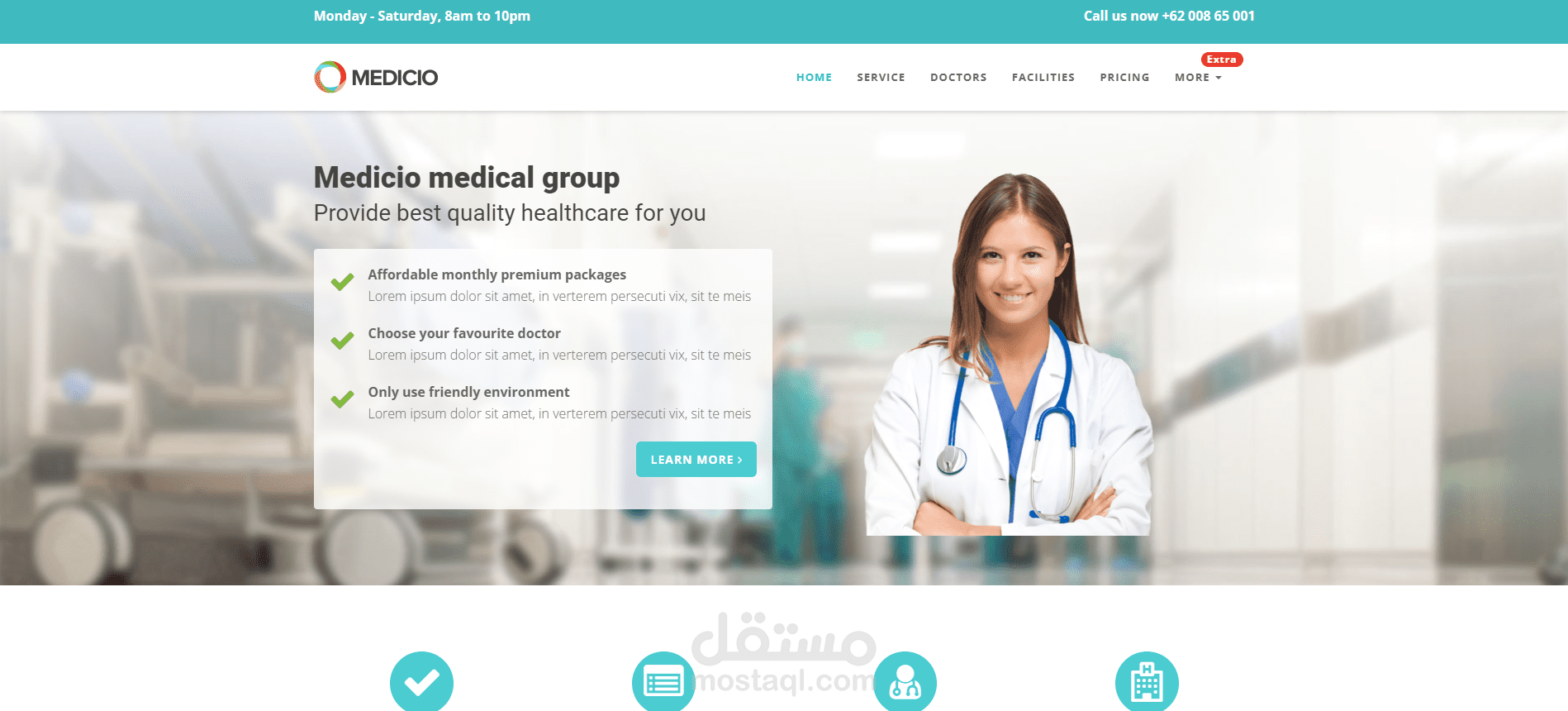 Outpatient clinics website