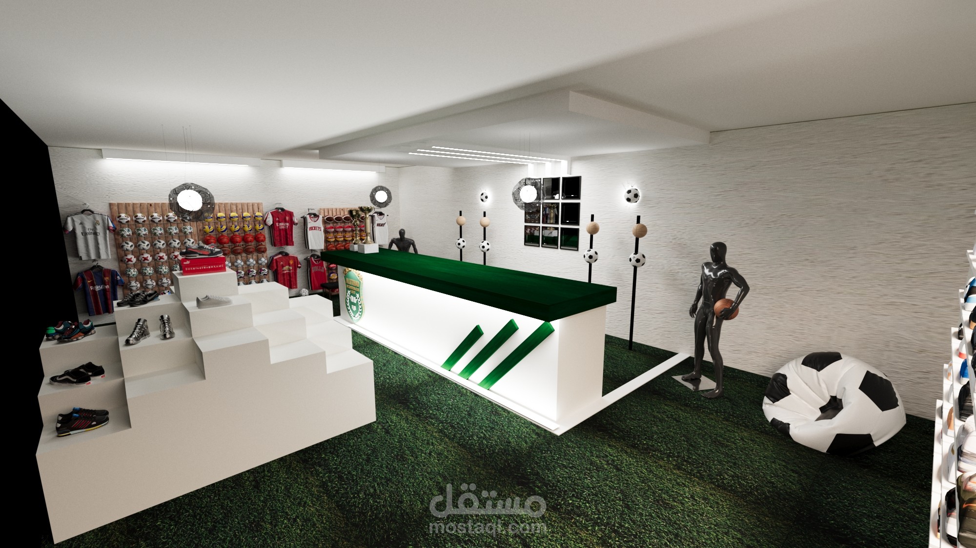 sports wear showroom