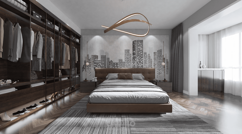 تصميم داخلي لغرفة نوم