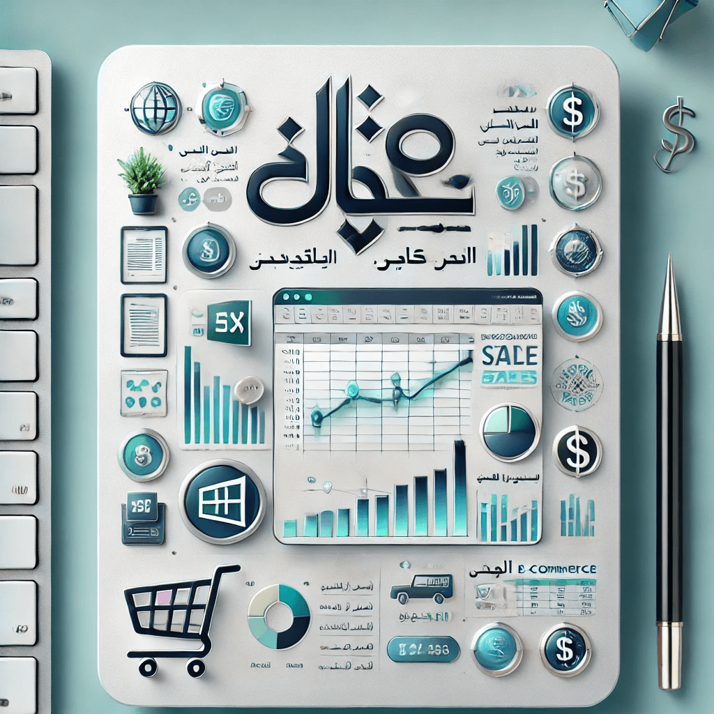 مبيعات متجر إلكتروني
