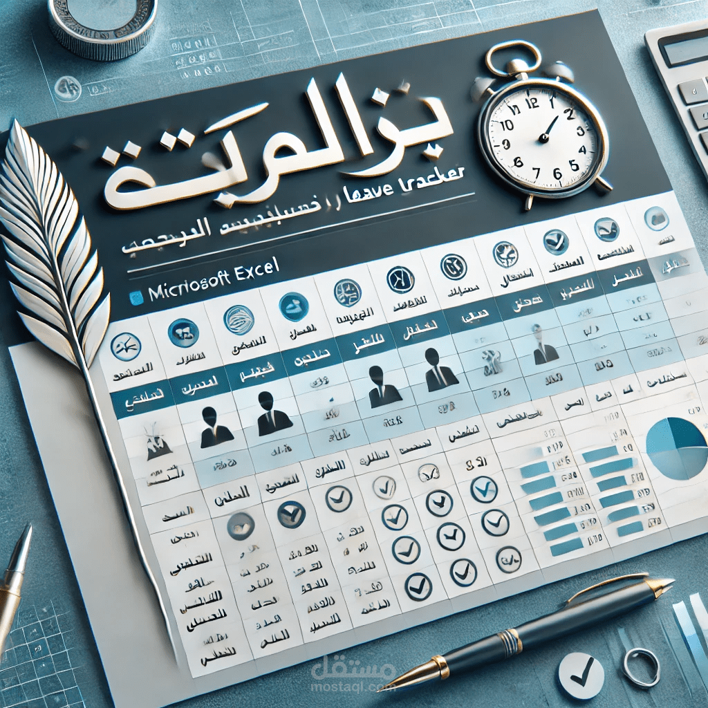 جدول حضور وغياب موظفين