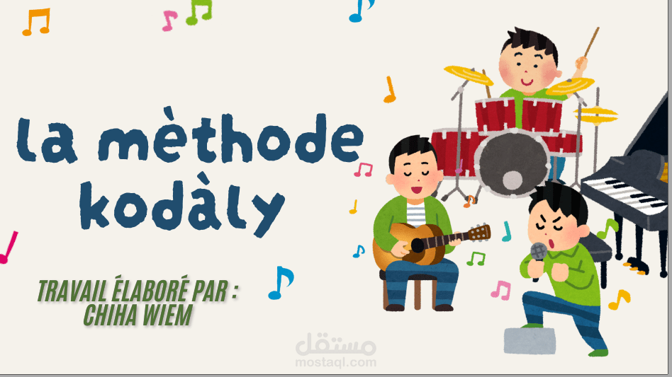 Présentation de Canvas sur la mèthode kodàly