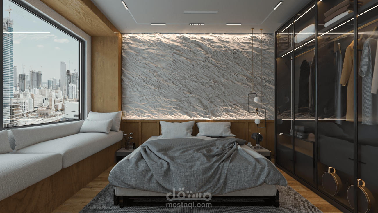 minimalist modern bedroom