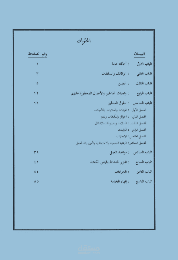 مقترح للائحه اداريه