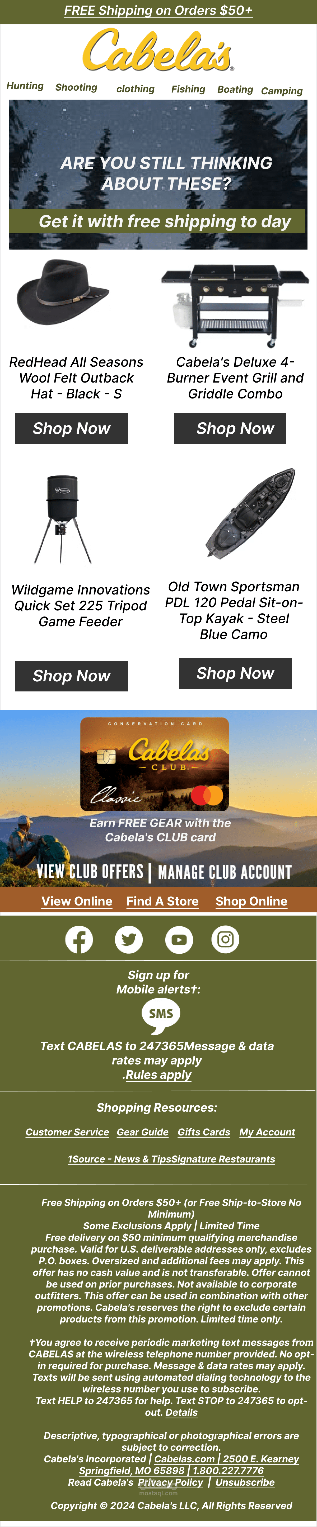 "تحويل الرسائل إلى ذهب: زيادة المبيعات بنسبة 30% لشركة [cabelas] من خلال إعادة تصميم حملات البريد الإلكتروني"