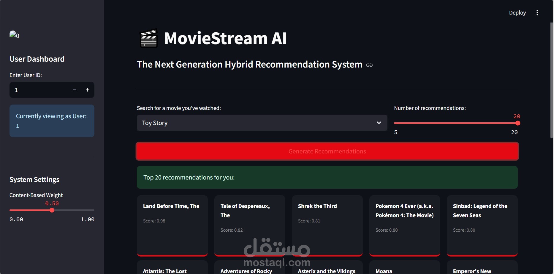 Movie Recommendation System