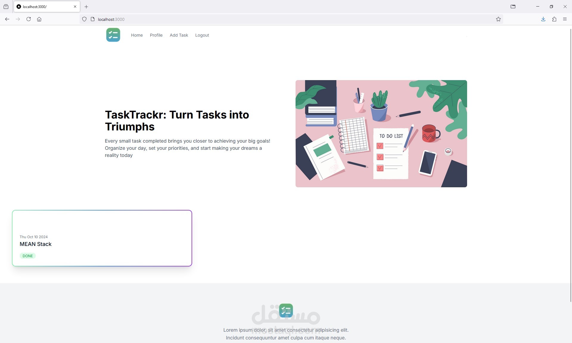 مشروع To-Do App باستخدام Microservices