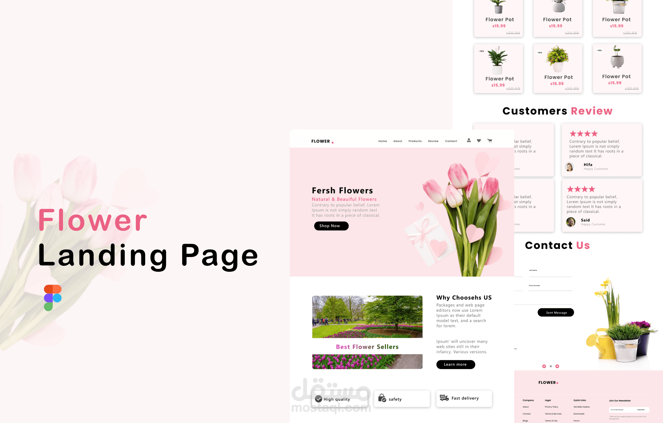 Flower Landing Page