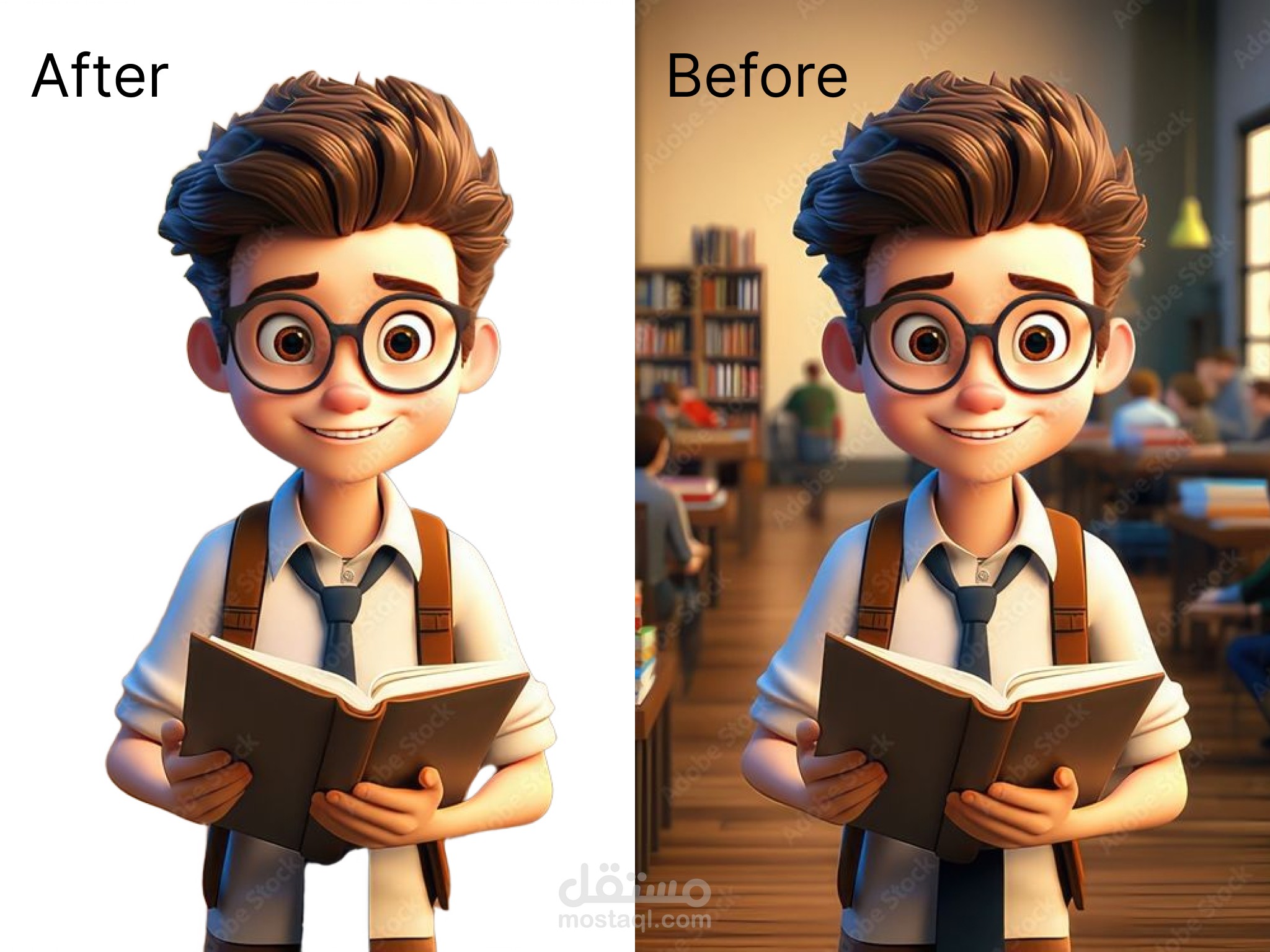 حذف وتفريغ أو تغيير خلفيات الصور بأحترافية تامة