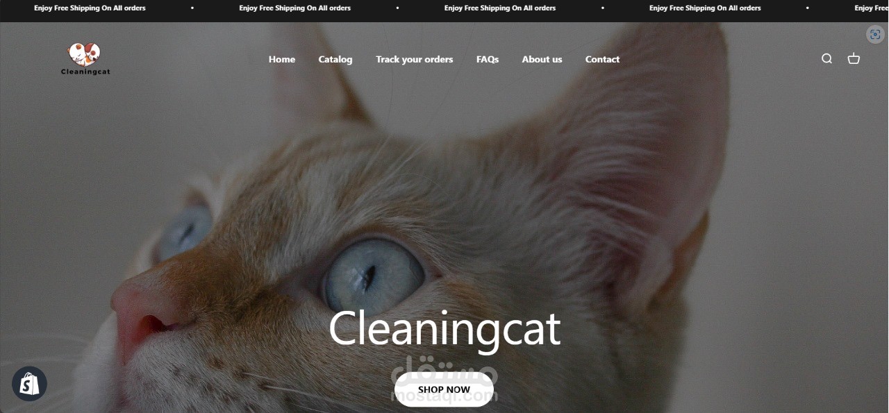 موقع  cleaningcat لبيع منتجات القطط